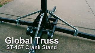 Global Truss ST 157 Crank Stand Review   Stage Lighting Stand