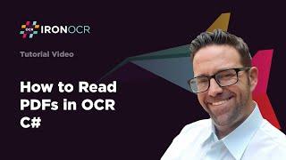 How To Read PDFS  in OCR C# | IronOCR