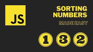 Sort Numbers in JavaScript