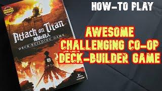 Attack on Titan Deck-Building Game | Board Games | How-To Play