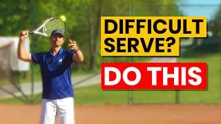 Why Is The Serve In Tennis So Difficult? One Main Reason...