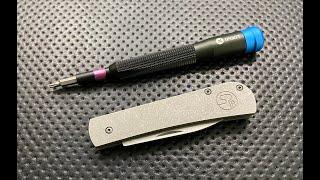 How to disassemble and maintain the Serge Knives Slipjoint (with first impressions)