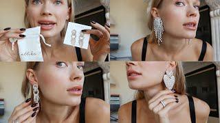 STATEMENT Earrings / Holiday Outfits 2021 / Affordable / Links Included / Vita Sidorkina