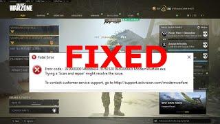 How To Fix Warzone Caldera Crashing Scan and Repair Error (PC)