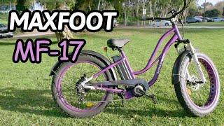 Maxfoot MF-17 P 750W Step-thru Fat Electric Bike Beach Cruiser