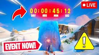 FORTNITE ICE BLOCK EVENT COUNTDOWN LIVE 24/7 & In-game Event Right Now!