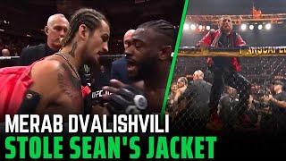 Merab Dvalishvili stole Sean O'malley's  jacket 