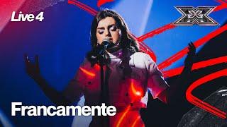 La voce di FRANCAMENTE sprigiona colori con “Blinding Lights” di The Weeknd | X FACTOR 2024 LIVE 4