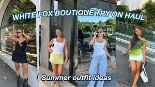 NEW YEAR NEW OUTFITS- WHITE FOX BOUTIQUE SUMMER HAUL + DISCOUNT CODE