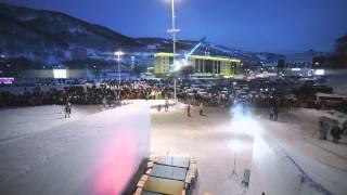 WINTER JAM'14 EXTREME SHOW snowbord big air GAP Kamchatka