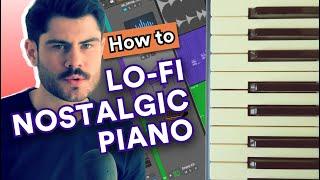 How to Make LOFI NOSTALGIC Piano Loops [In Logic Pro X]