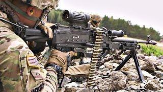 Monstrously Powerful M240L Machine Gun Live-Fire