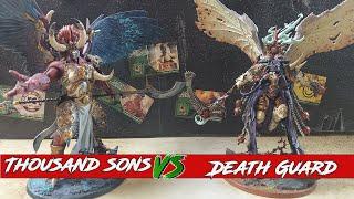 Thousand Sons v Death Guard- 10th edition Warhammer 40k Battle Report