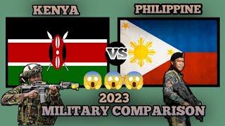 KENYA vs PHILIPPINE MILITARY POWER COMPARISON 2023 !! who is the stronger???🪖