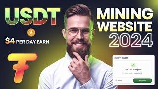 New Usdt Earning Site | Usdt Mining Site 2024  | Best Usdt Investment site | New Usdt Site 2024