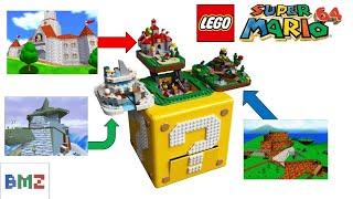 Super Mario 64 Question Mark Block – LEGO vs. Game Worlds Comparison! (71395)