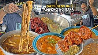 Sikat na "PARES na TUMBONG ng BAKA at SILOG" sa South! NAGMAMANTIKA sa Sarap!