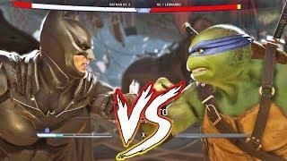 BATMAN vs TARTARUGAS NINJA - BATALHA ÉPICA DE SUPER HERÓIS Injustice 2 Legendary Edition - IR GAMES