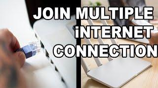 Merge or Bridge multiple Internet connection without any 3rd party software | Windows 7,8,10 & 11