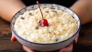 The Secret To Rich and Creamy New York Deli-Style Rice Pudding