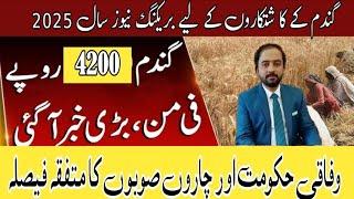 Wheat support price in punjab 2025|Wheat Expected price 2025|gandum price update|گندم کی امدادی قیمت