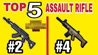 TOP 5 BEST ASSAULT RIFLE [AR](Non Air Drop) IN PUBG MOBILE • PUBG MOBILE GUNS FOR ASSAULTER pubg