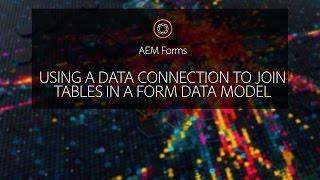 Using a Data Connection to Join Tables in a Form Data Model