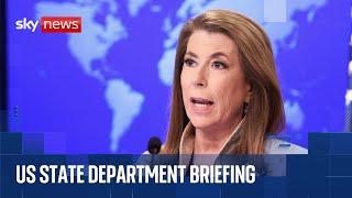 US State Department briefing as Israel-Iran conflict continues