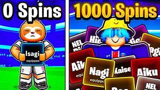 Blue Lock Rivals But You Get 1000 LUCKY SPINS (Roblox)