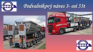 BODEX Podvalníkový náves 3-osí 53t