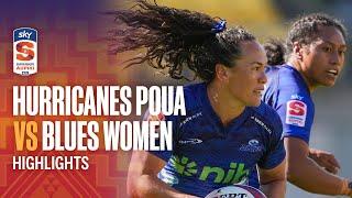 HIGHLIGHTS | Hurricanes Poua v Blues | Round 1, 2025 (Super Rugby Aupiki)