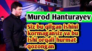 Murod Hanturayev bu qilgan ishi orqali koplab hurmat qozongan