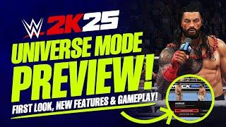 WWE 2K25 Universe Mode: First Look Preview! (Exclusive Gameplay)