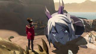 Ezran Confronts Aaravos | The Dragon Prince Season 7