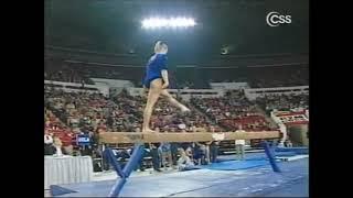 Kristina Comforte (UCLA) with a 9.875 on beam against Georgia in 2006