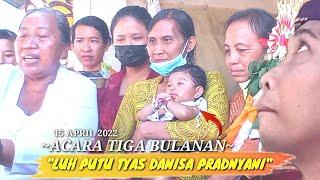 ACARA TIGA BULANAN  "LUH PUTU TYAS DANISA PRADNYANI" | ANANDA PUTU DODIK & DEK TESA | Memargi Antar.