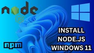 How to Install Node Js [ Node.js] On Windows 11 / 10  | 2024