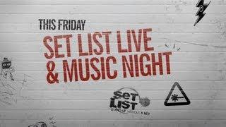 Set List Live and Music Night - YouTube Comedy Week Live