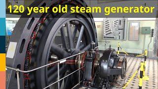 Can a 1904 steam AC generator power a modern appliance?