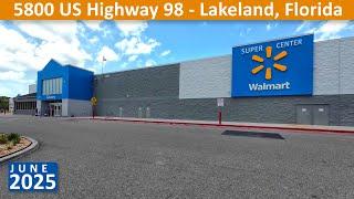Walmart Supercenter in Lakeland Florida on US Hwy 98 - Grocery Store 1245