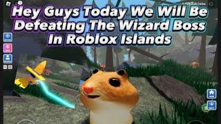 Defeating The Wizard Boss In Roblox Islands | Got Green Page! #roblox #islands #robloxislands