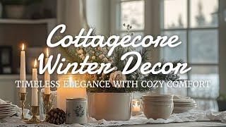 ️ Cottagecore Meets Farmhouse Winter Decor: Warm Up Your Space