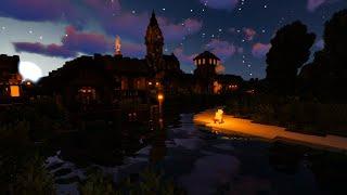 It's evening, time to rest... minecraft music ambience for relax and sleep 