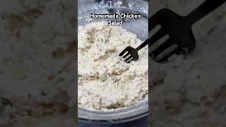 Homemade Chicken Salad Recipe! #chickensalad #chickenrecipe #easyrecipe #salad #cookingshorts