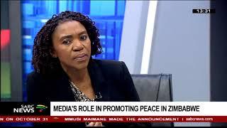 Media role in promoting peace in Zimbabwe