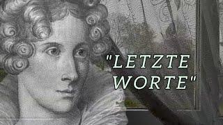 "Letzte Worte" | стихотворение на немецком языке |Annette von Droste-Hülshoff