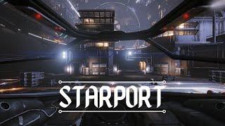 Elite Dangerous Ambience -  Starport Landing Pad (ambient sounds, no music)