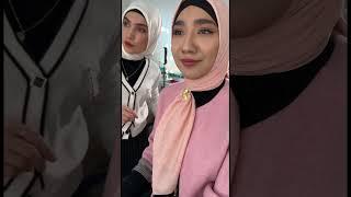 Romol urashni urganamiz 5minutda  #hijabtutorial #hijabstyle #makeup #salon #tashkent #свадьба