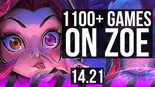 ZOE & Jhin vs SENNA & Caitlyn (SUP) | 6/1/6, 1100+ games | EUW Master | 14.21