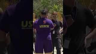 Federal agents seen outside Dodger Stadium